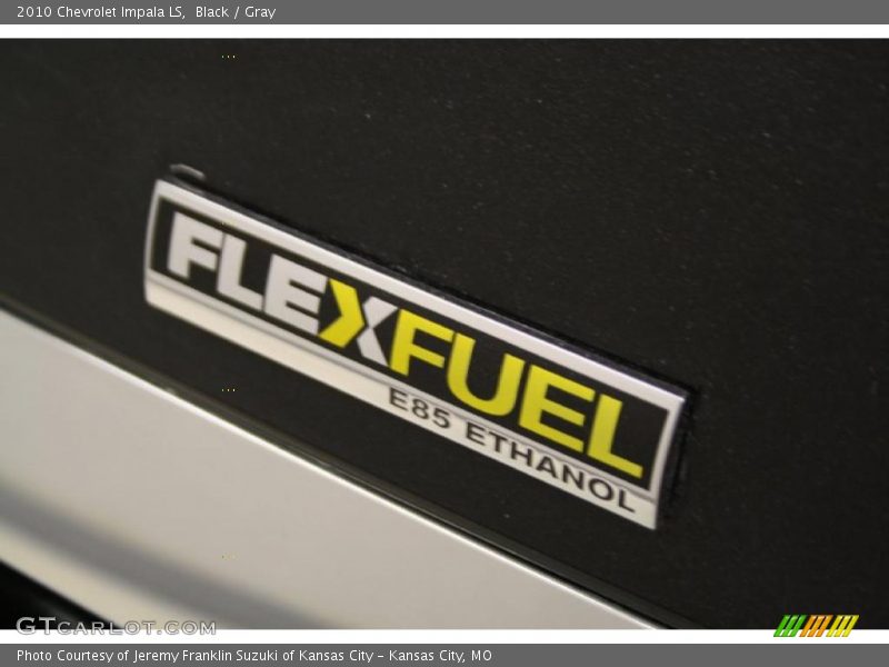Black / Gray 2010 Chevrolet Impala LS