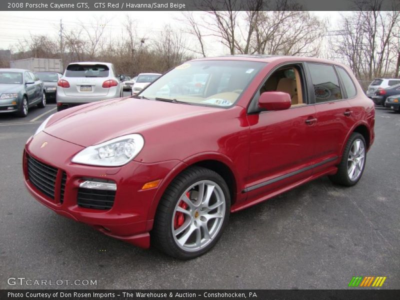 GTS Red / Havanna/Sand Beige 2008 Porsche Cayenne GTS