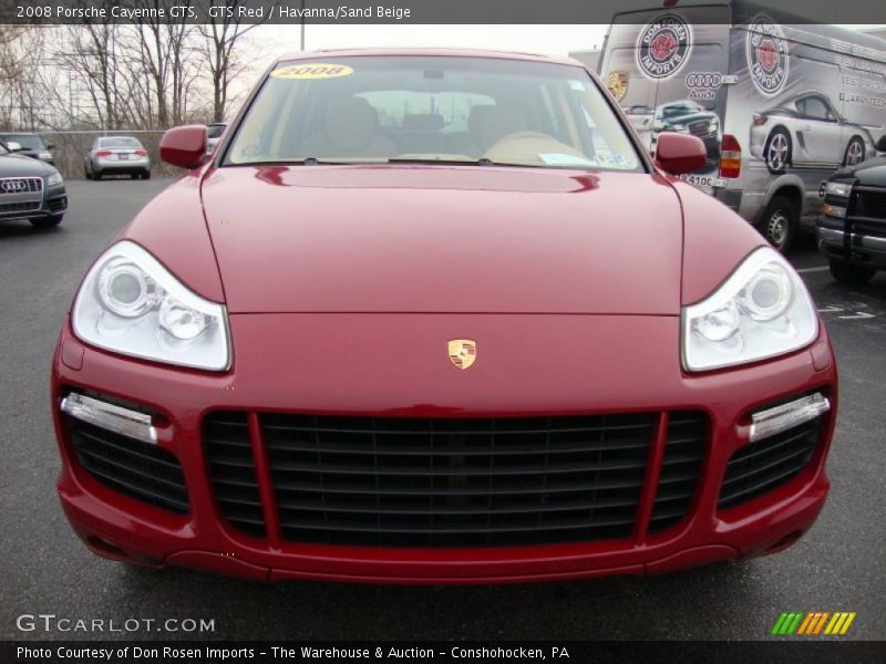 GTS Red / Havanna/Sand Beige 2008 Porsche Cayenne GTS