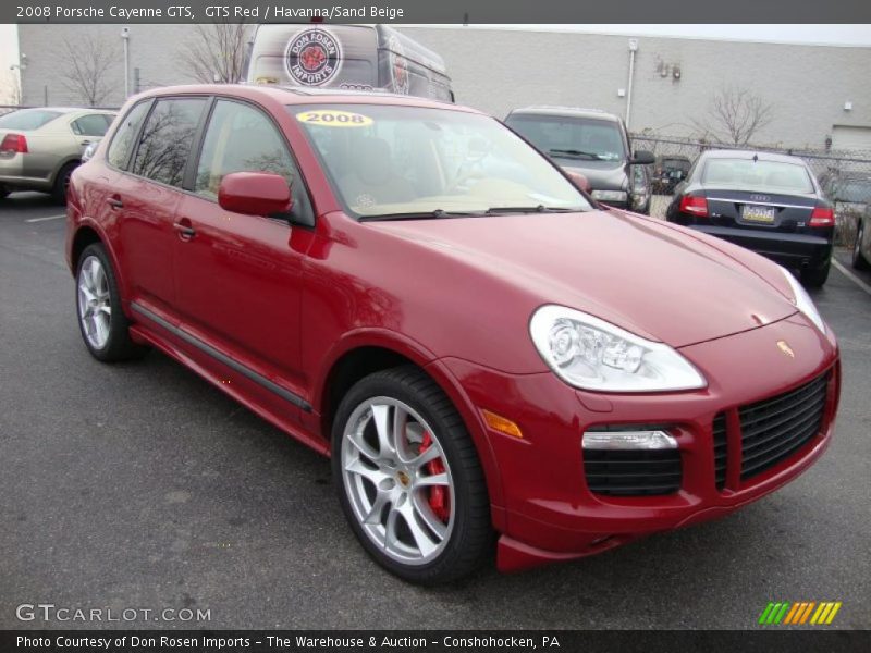 GTS Red / Havanna/Sand Beige 2008 Porsche Cayenne GTS
