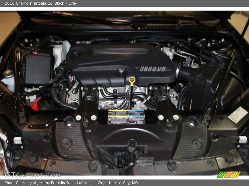 Black / Gray 2010 Chevrolet Impala LS