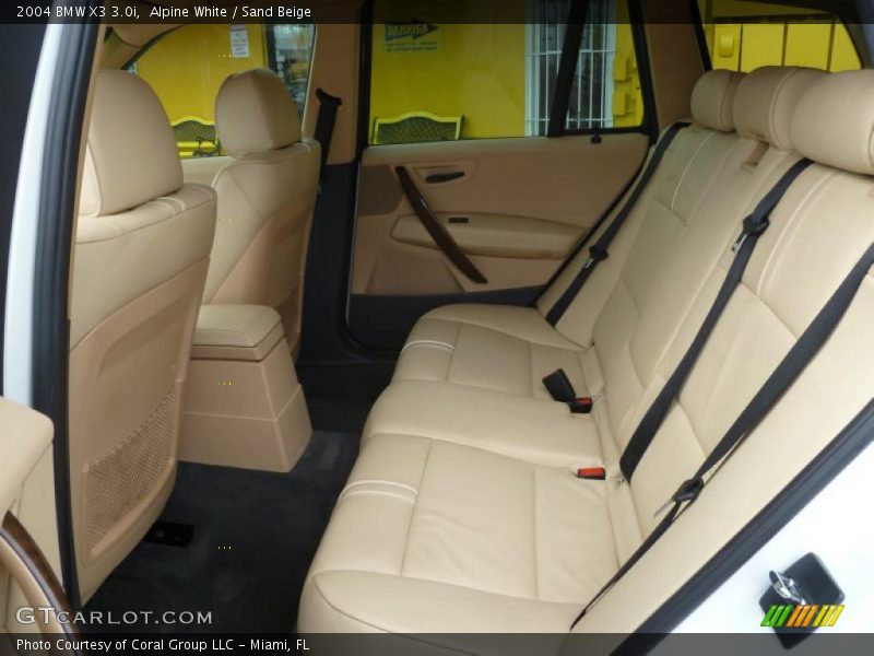 Alpine White / Sand Beige 2004 BMW X3 3.0i