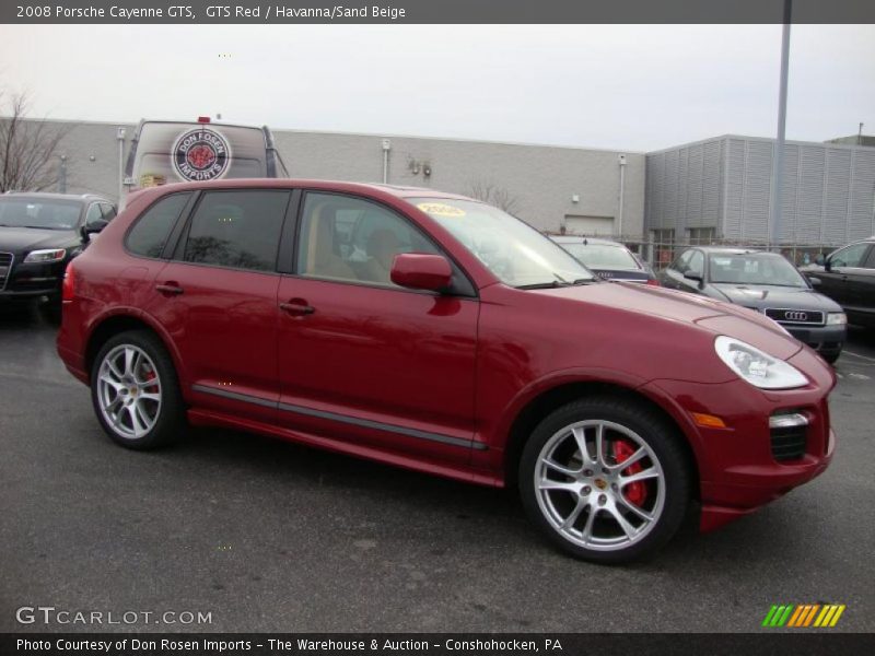 GTS Red / Havanna/Sand Beige 2008 Porsche Cayenne GTS