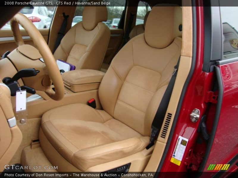 GTS Red / Havanna/Sand Beige 2008 Porsche Cayenne GTS