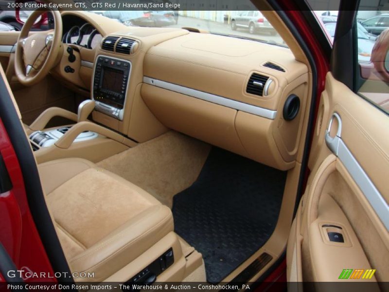 GTS Red / Havanna/Sand Beige 2008 Porsche Cayenne GTS