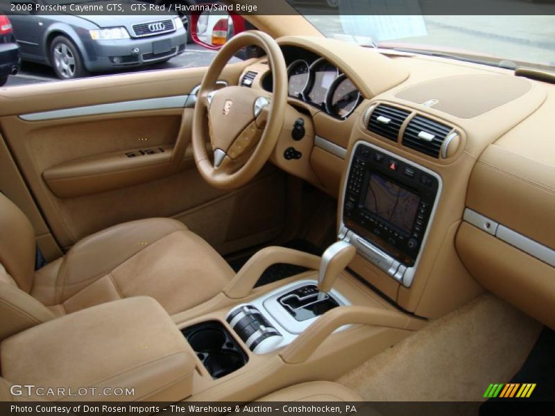GTS Red / Havanna/Sand Beige 2008 Porsche Cayenne GTS