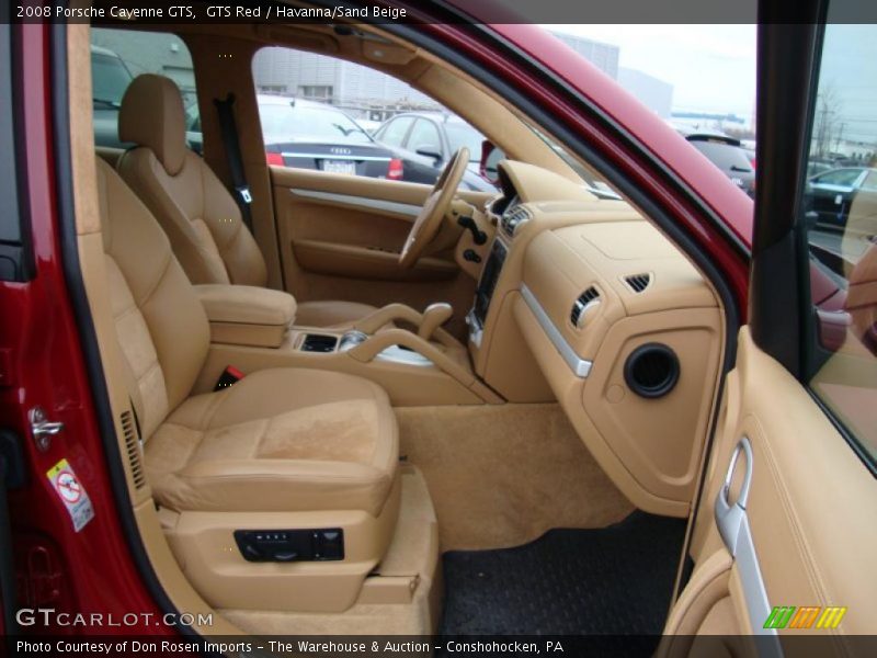 GTS Red / Havanna/Sand Beige 2008 Porsche Cayenne GTS
