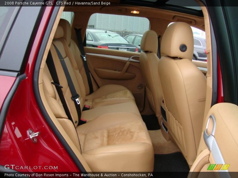 GTS Red / Havanna/Sand Beige 2008 Porsche Cayenne GTS