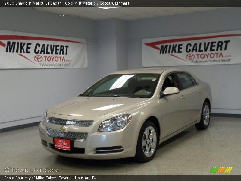 Gold Mist Metallic / Cocoa/Cashmere 2010 Chevrolet Malibu LT Sedan