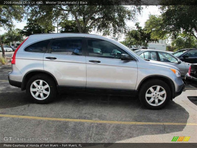 Whistler Silver Metallic / Black 2008 Honda CR-V LX 4WD