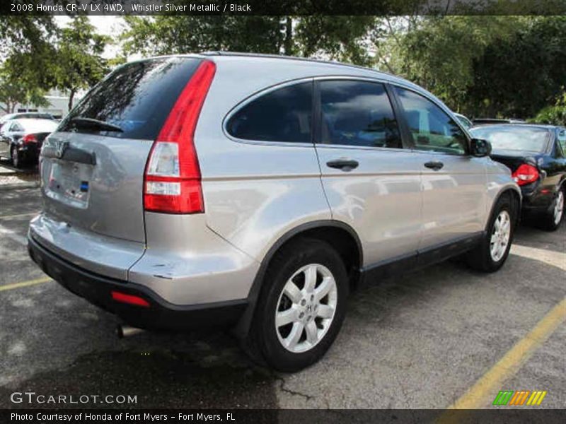 Whistler Silver Metallic / Black 2008 Honda CR-V LX 4WD