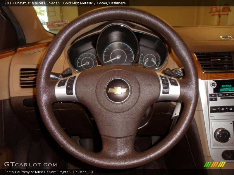 Gold Mist Metallic / Cocoa/Cashmere 2010 Chevrolet Malibu LT Sedan