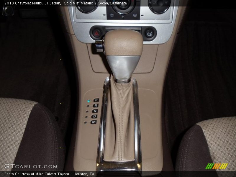 Gold Mist Metallic / Cocoa/Cashmere 2010 Chevrolet Malibu LT Sedan