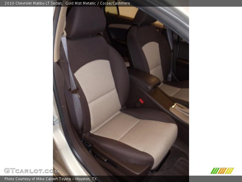 Gold Mist Metallic / Cocoa/Cashmere 2010 Chevrolet Malibu LT Sedan