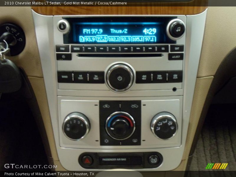 Gold Mist Metallic / Cocoa/Cashmere 2010 Chevrolet Malibu LT Sedan