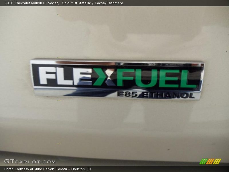 Gold Mist Metallic / Cocoa/Cashmere 2010 Chevrolet Malibu LT Sedan