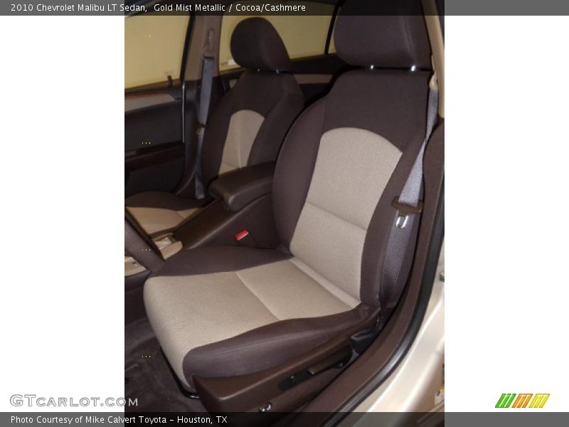 Gold Mist Metallic / Cocoa/Cashmere 2010 Chevrolet Malibu LT Sedan