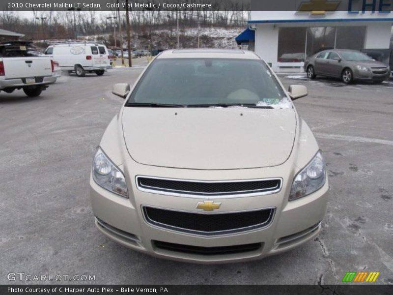 Gold Mist Metallic / Cocoa/Cashmere 2010 Chevrolet Malibu LT Sedan