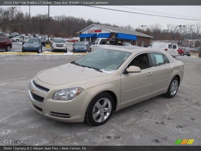 Gold Mist Metallic / Cocoa/Cashmere 2010 Chevrolet Malibu LT Sedan