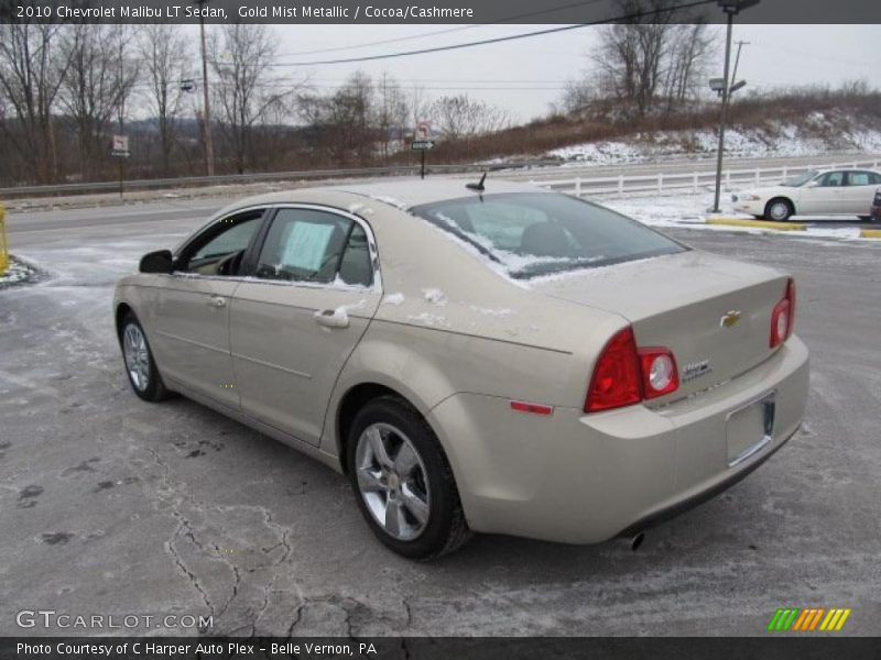 Gold Mist Metallic / Cocoa/Cashmere 2010 Chevrolet Malibu LT Sedan