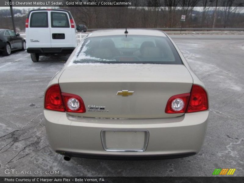 Gold Mist Metallic / Cocoa/Cashmere 2010 Chevrolet Malibu LT Sedan