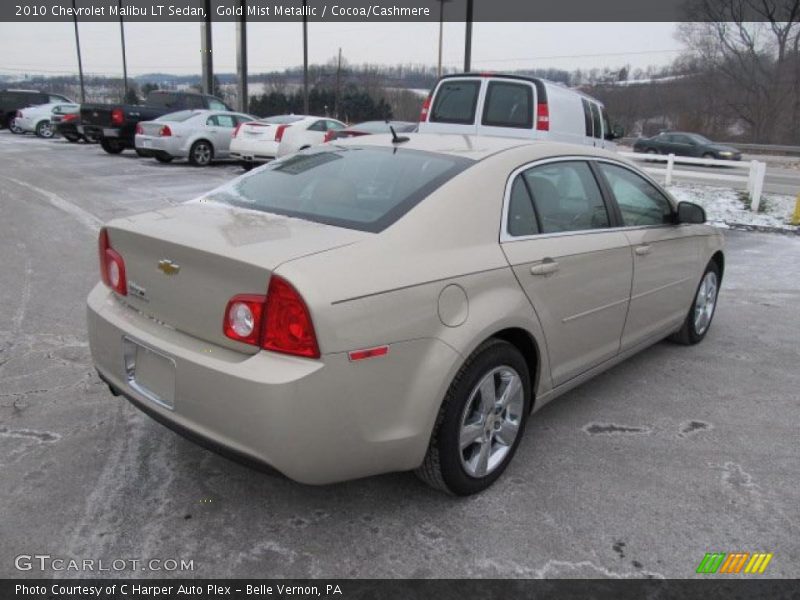 Gold Mist Metallic / Cocoa/Cashmere 2010 Chevrolet Malibu LT Sedan