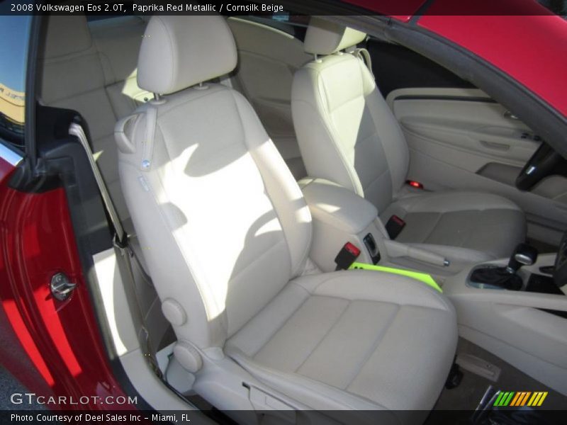 Paprika Red Metallic / Cornsilk Beige 2008 Volkswagen Eos 2.0T
