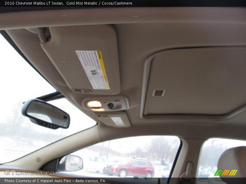 Gold Mist Metallic / Cocoa/Cashmere 2010 Chevrolet Malibu LT Sedan