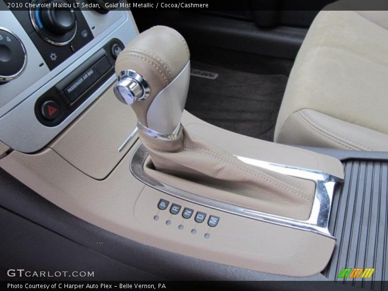 Gold Mist Metallic / Cocoa/Cashmere 2010 Chevrolet Malibu LT Sedan