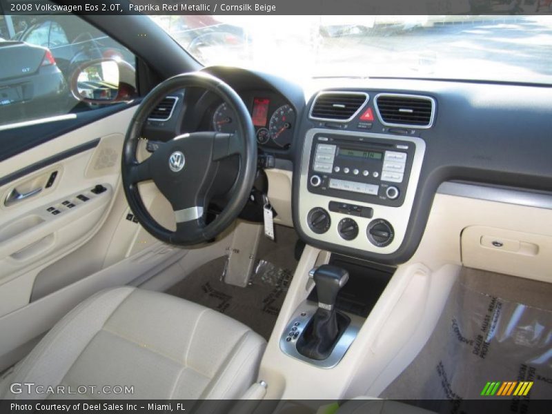 Paprika Red Metallic / Cornsilk Beige 2008 Volkswagen Eos 2.0T