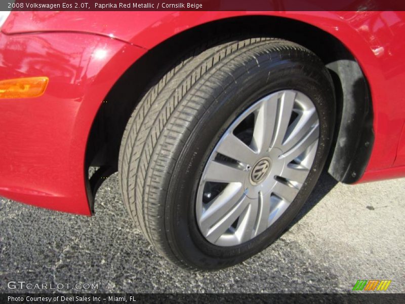 Paprika Red Metallic / Cornsilk Beige 2008 Volkswagen Eos 2.0T