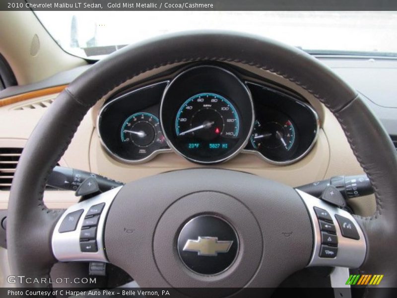 Gold Mist Metallic / Cocoa/Cashmere 2010 Chevrolet Malibu LT Sedan