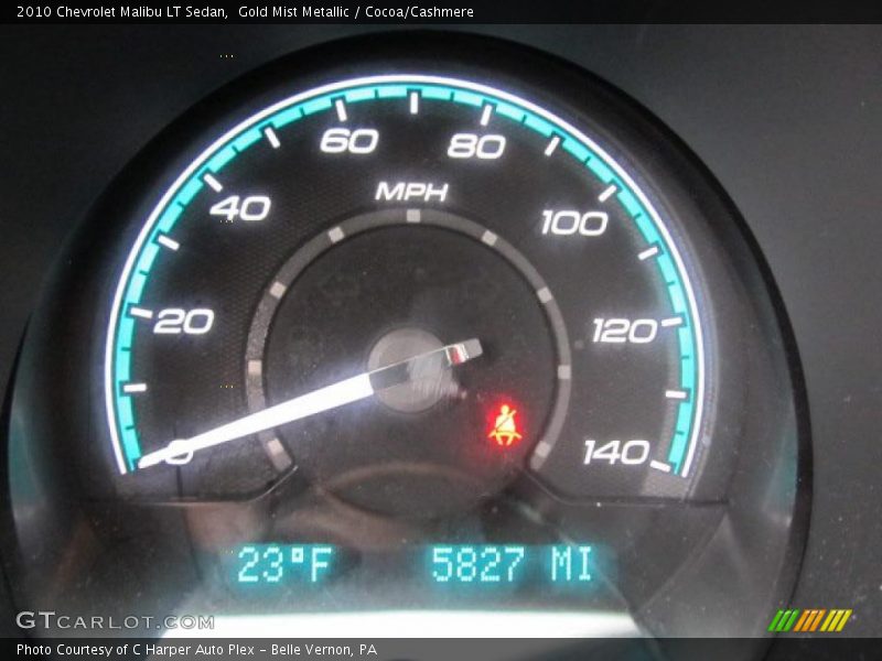 Gold Mist Metallic / Cocoa/Cashmere 2010 Chevrolet Malibu LT Sedan