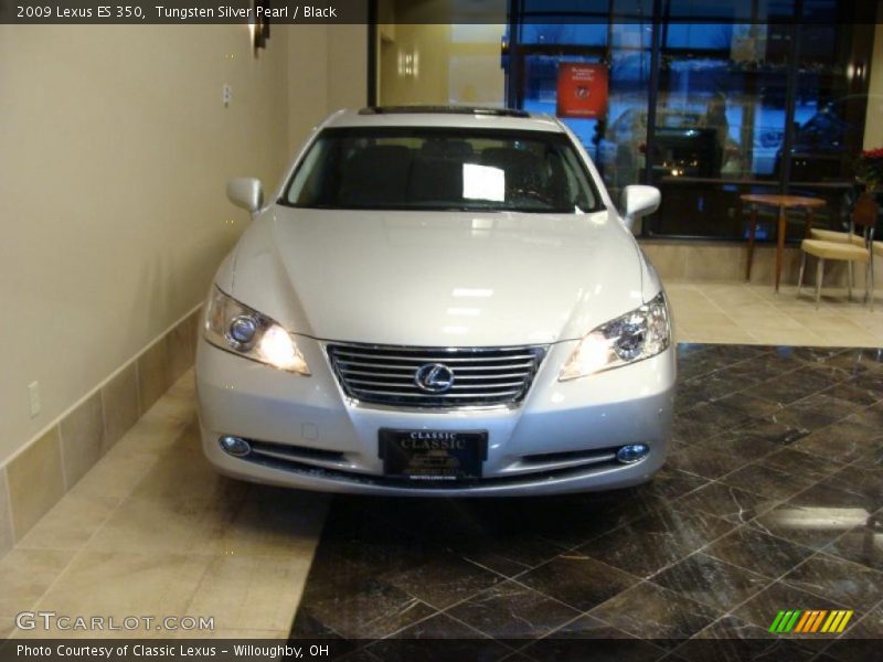 Tungsten Silver Pearl / Black 2009 Lexus ES 350