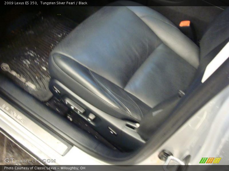 Tungsten Silver Pearl / Black 2009 Lexus ES 350