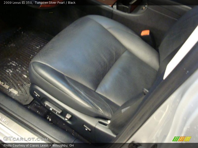 Tungsten Silver Pearl / Black 2009 Lexus ES 350