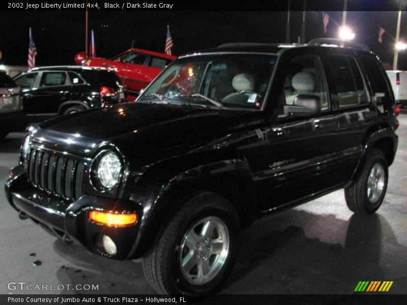 Black / Dark Slate Gray 2002 Jeep Liberty Limited 4x4