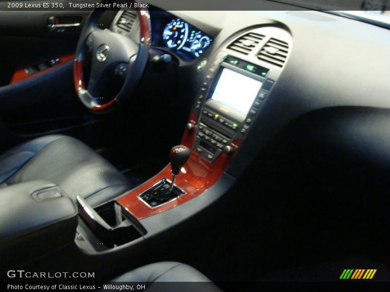 Tungsten Silver Pearl / Black 2009 Lexus ES 350