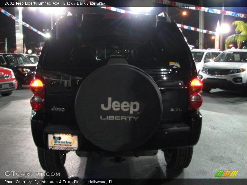 Black / Dark Slate Gray 2002 Jeep Liberty Limited 4x4