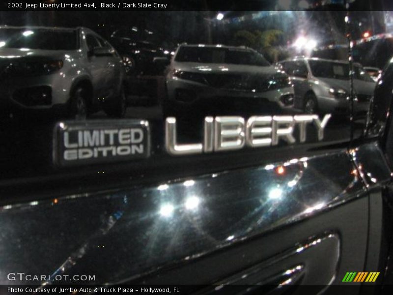 Black / Dark Slate Gray 2002 Jeep Liberty Limited 4x4