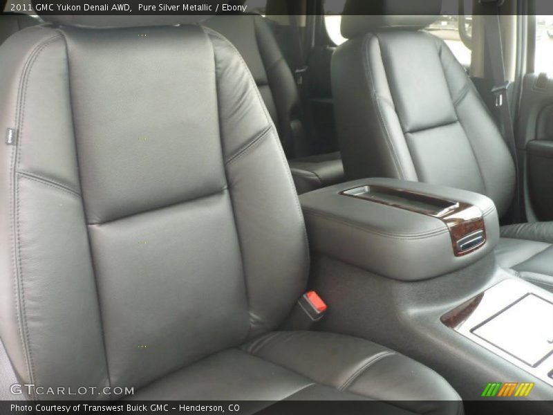 Pure Silver Metallic / Ebony 2011 GMC Yukon Denali AWD