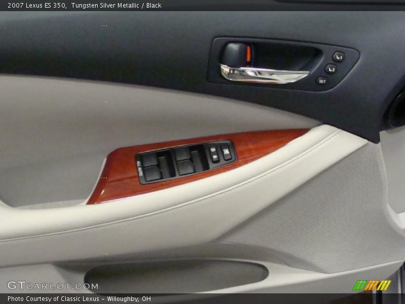 Tungsten Silver Metallic / Black 2007 Lexus ES 350