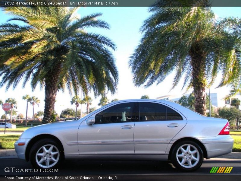 Brilliant Silver Metallic / Ash 2002 Mercedes-Benz C 240 Sedan