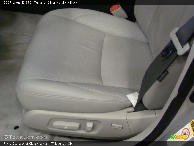 Tungsten Silver Metallic / Black 2007 Lexus ES 350
