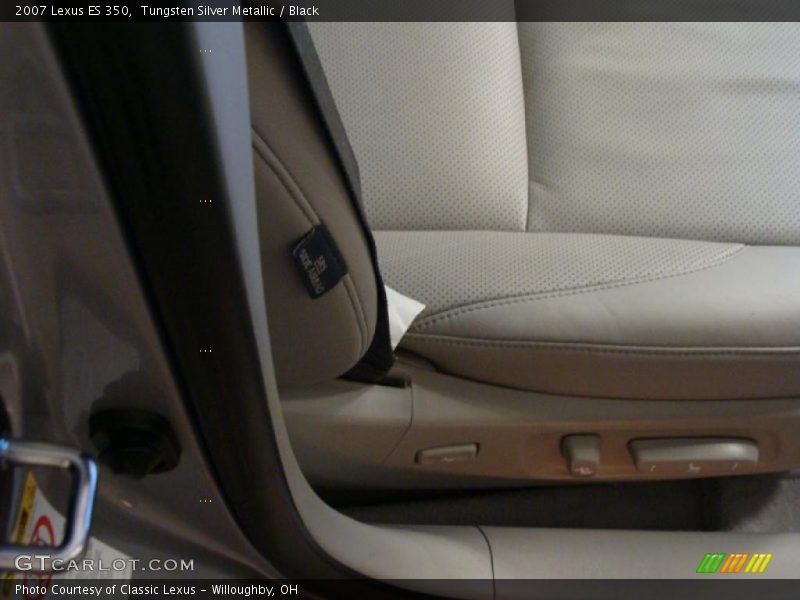 Tungsten Silver Metallic / Black 2007 Lexus ES 350