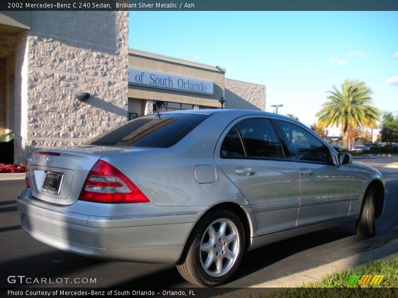 Brilliant Silver Metallic / Ash 2002 Mercedes-Benz C 240 Sedan