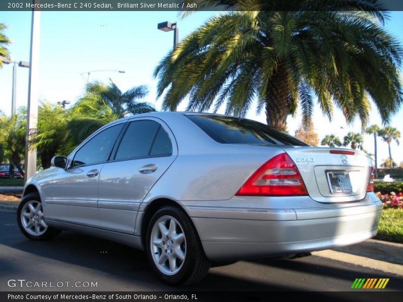 Brilliant Silver Metallic / Ash 2002 Mercedes-Benz C 240 Sedan