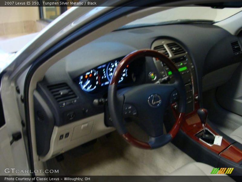 Tungsten Silver Metallic / Black 2007 Lexus ES 350
