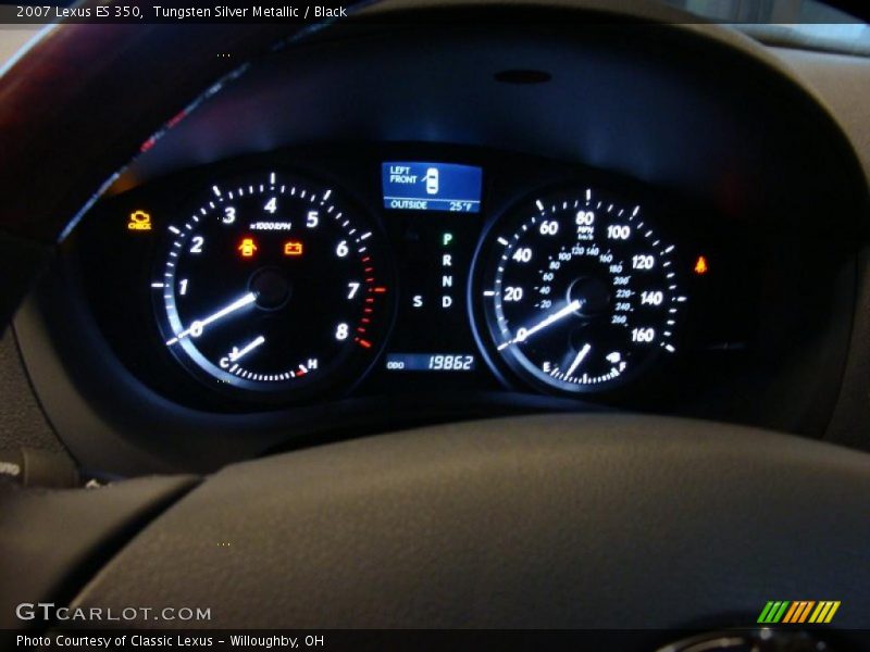 Tungsten Silver Metallic / Black 2007 Lexus ES 350