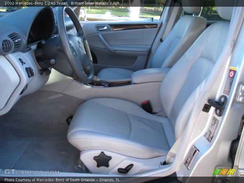 Brilliant Silver Metallic / Ash 2002 Mercedes-Benz C 240 Sedan